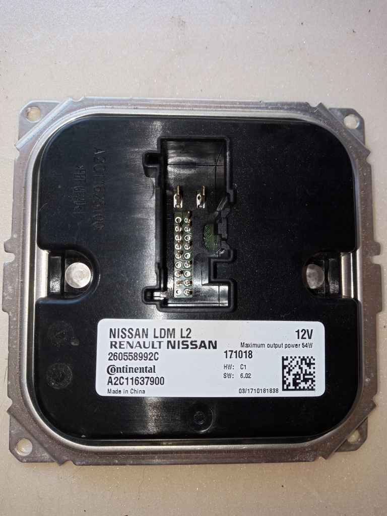 фото №1, Nissan leaf ii перетворювач лампи 260558992c