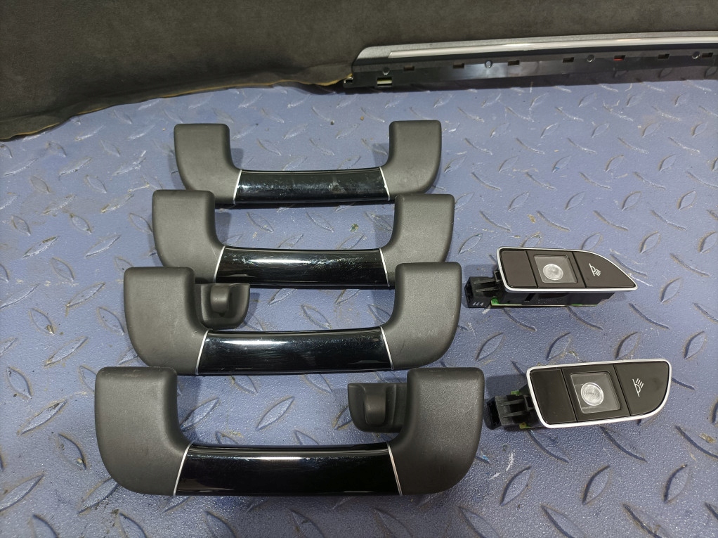 фото №8, Audi a8 d4 long стеля козирки ручки alcantara