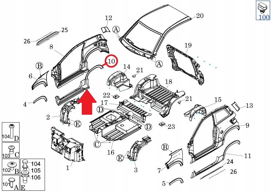 фото №2, Накладка поріг ligier js60 права оригінал.