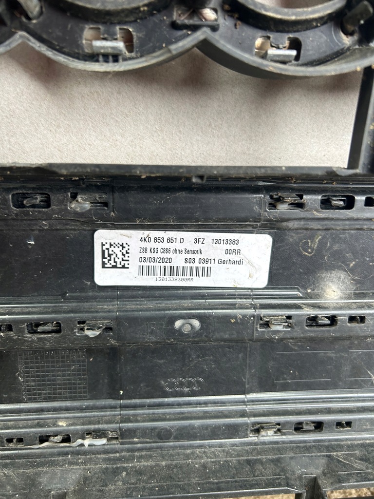 фото №12, Audi s6 a6 c8 решітка радіатора решітка радіатора бампера решітка 4k0853651d