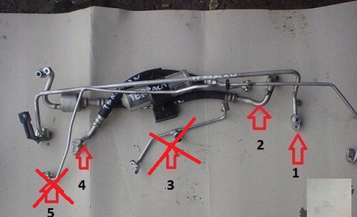 фото №1, Hyundai terracan 2.9 шланг кондиционера трубка