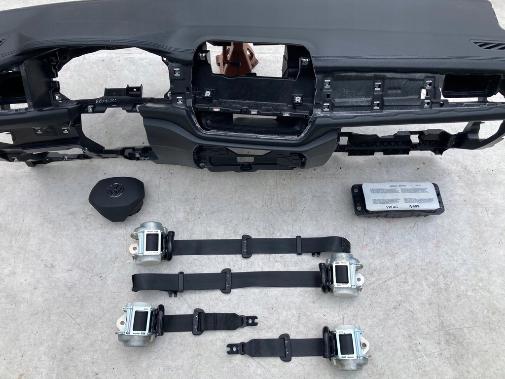 фото №6, Vw t-roc lift nić панель приладів панель приладів консоль подушки безпеки