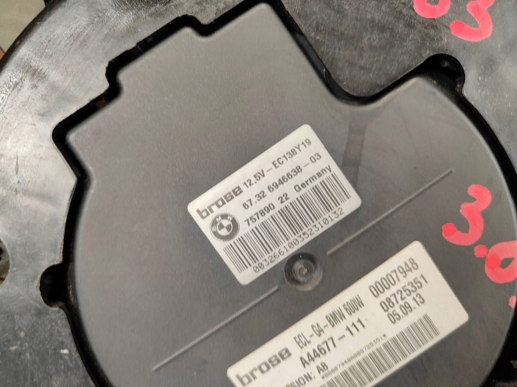 Вентилятор вентилятор радіатор bmw x3 e83 3.0d 3415182 6946638 600w Зі Шроту