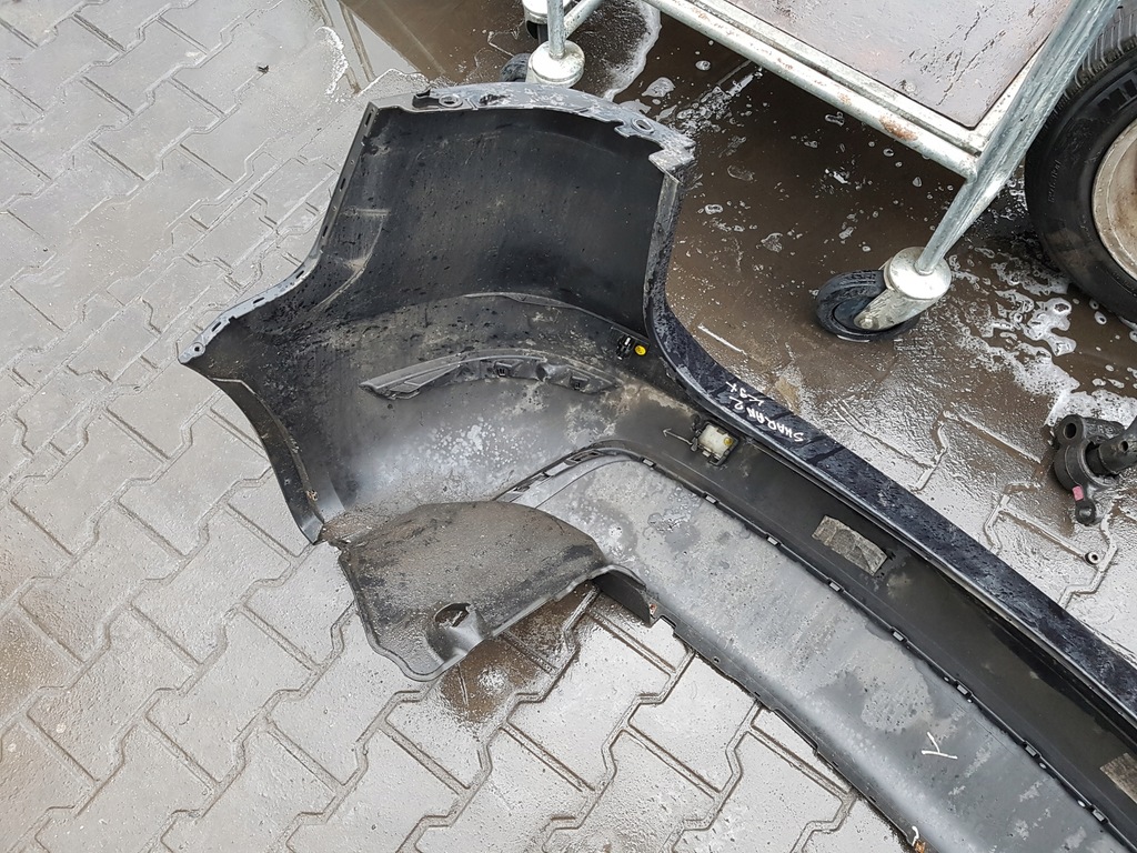 фото №10, Vw sharan 7n 10-15r бампер задняя lc9x