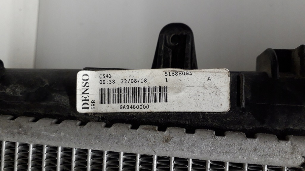 Fiat 500l 12- радиатор воды 51888085 8a9460000 Недорого