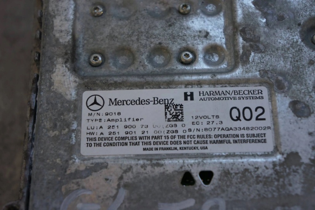 Усилитель радио аудио harman becker mercedes gl x164 ml w164 Недорого
