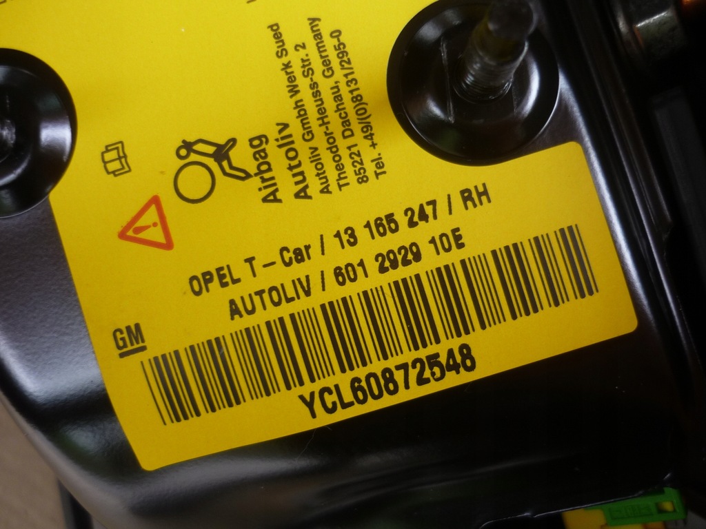 фото №9, Подушка сидіння правий перед пасажира opel zafira b 13165247 + джгут