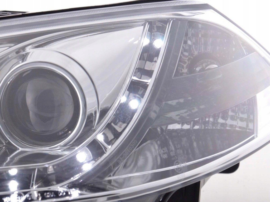 Ліхтарі  перед daylight led renault megane 2 хром Недорого