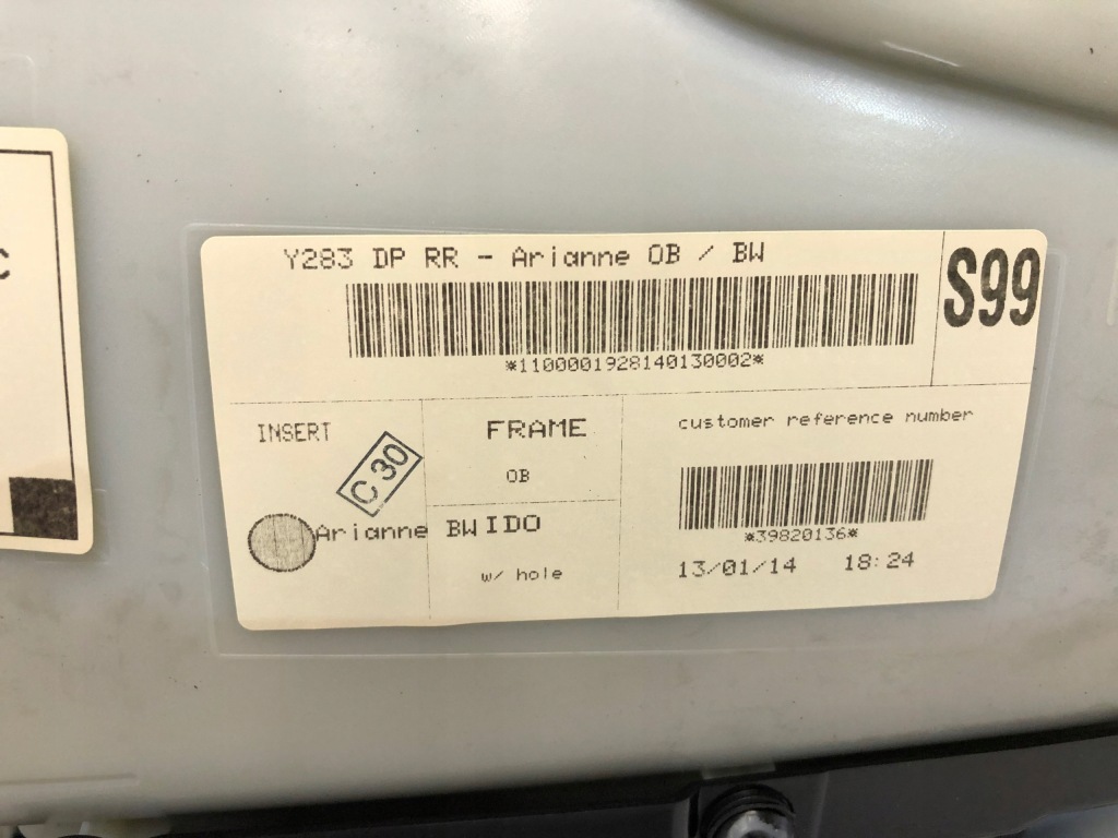 фото №4, Volvo v60 обшивка дверь правый задняя