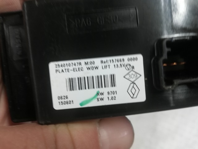 фото №5, Переключатель окон renault kadjar 254010747r