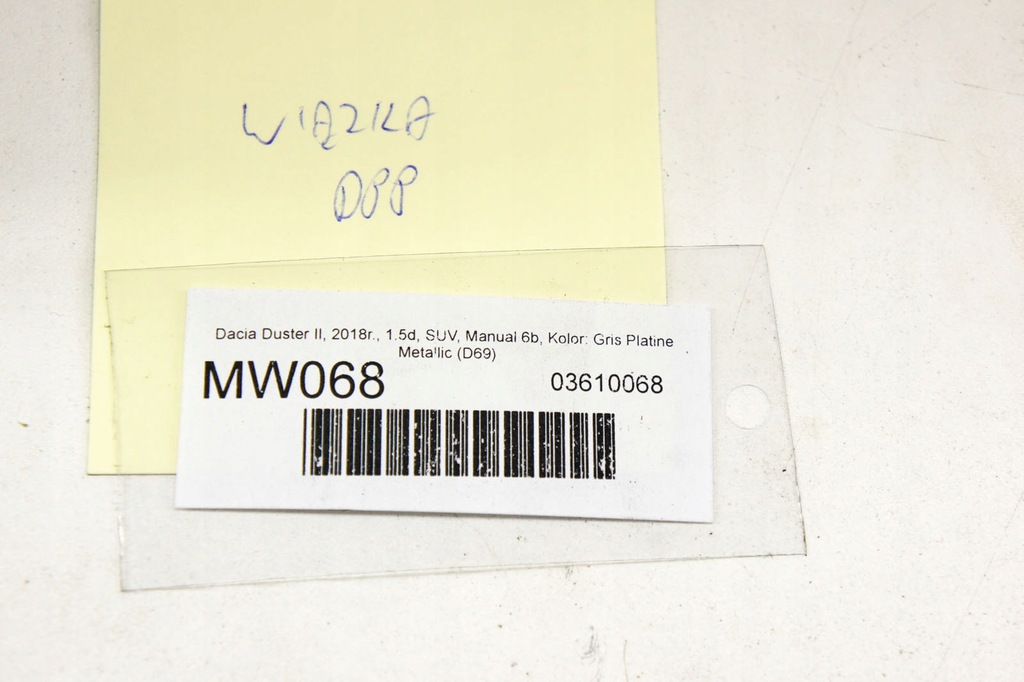 фото №6, Mw068 dacia duster ii жгут дверь правый перед