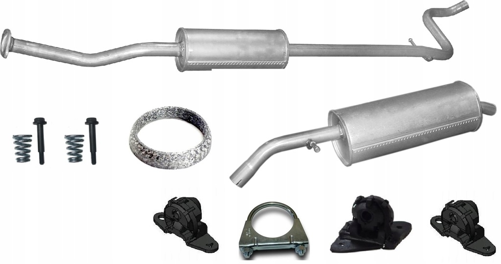 фото №1, Citroen c3 pluriel 1.4 2003-2006 гаситель комплект