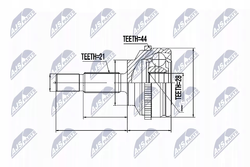 фото №2, Шарнир наружный перед le/pr renault clio ii kangoo thalia twingo 1993-