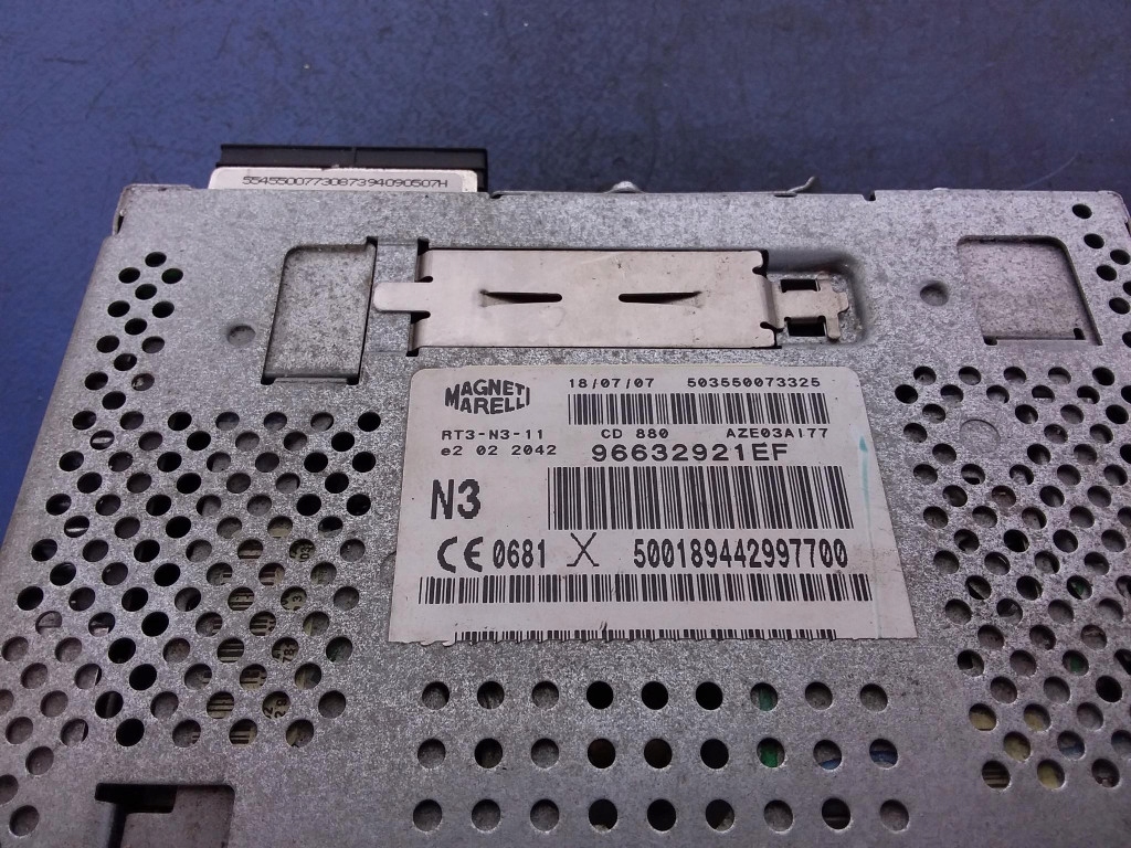 фото №5, Peugeot 607 lift радио cd 96632921ef