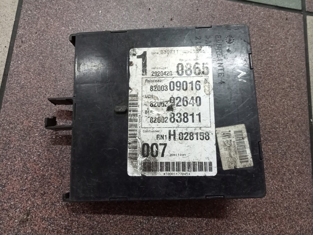 фото №1, Модуль кузов renault laguna ii 8200309016n