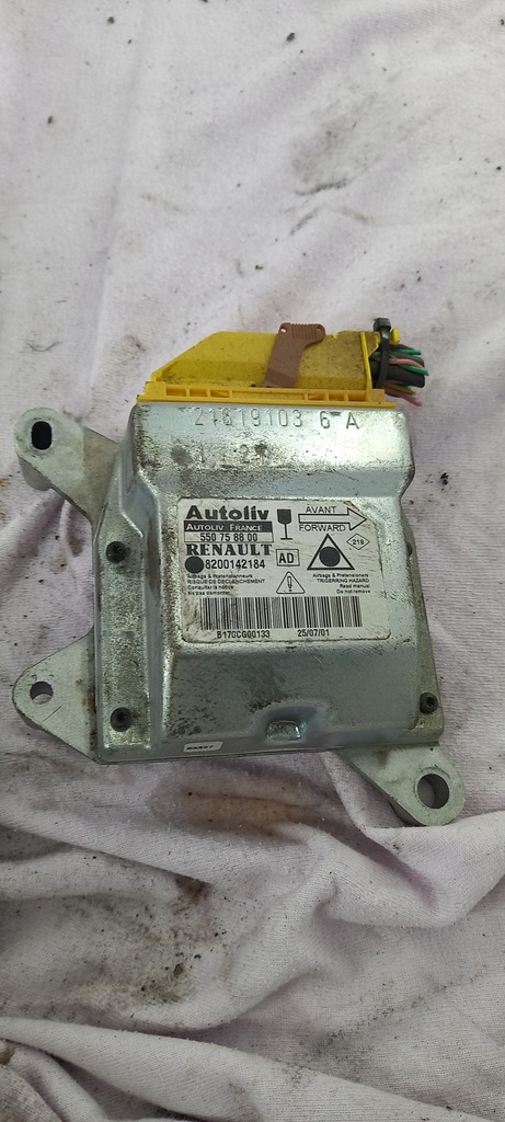 фото №1, Датчик подушка безопасности renault laguna 01r ii kombi