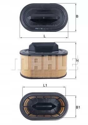 фото №2, Фільтр повітря mahle