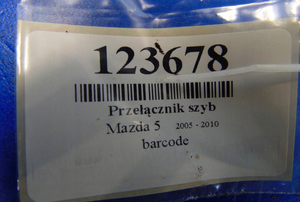 фото №5, Mazda 5 1.8 16v бензин панель керування скла