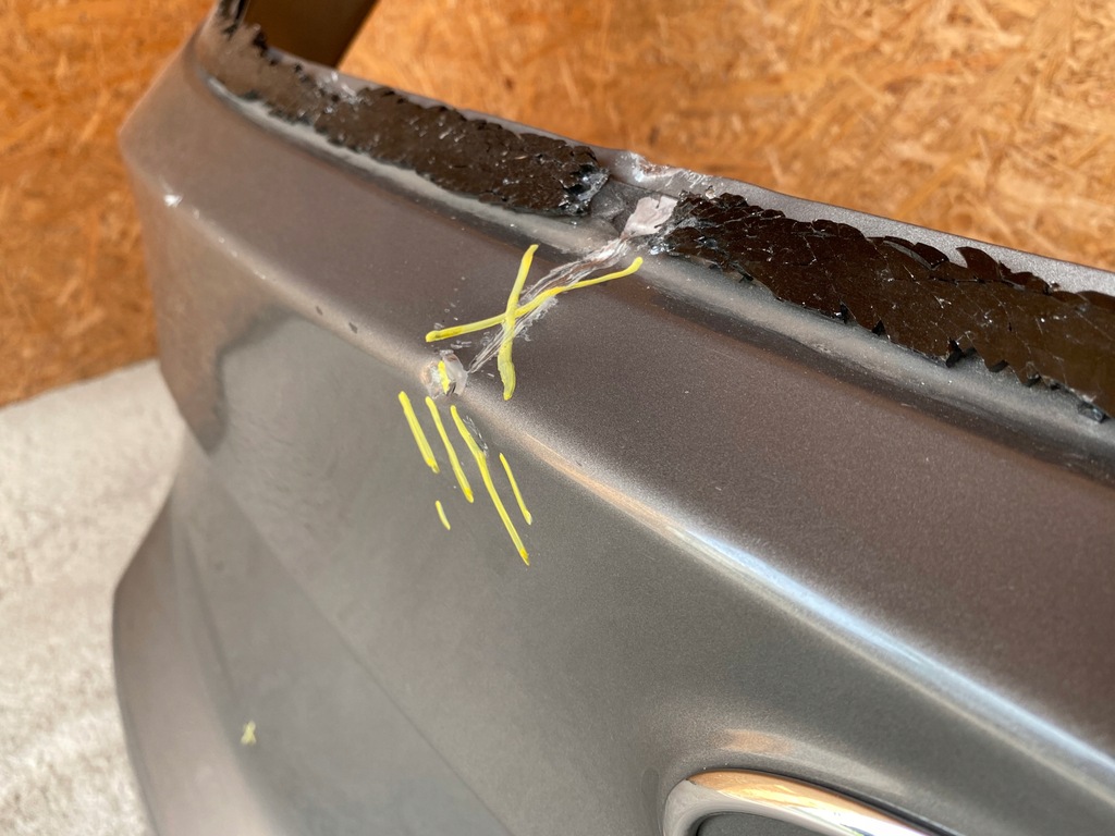 фото №15, Hyundai santa fe iv 2019r- крышка багажника багажника задняя