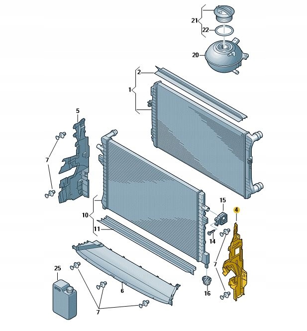 фото №1, Направляющая воздуха 5f0121283ae