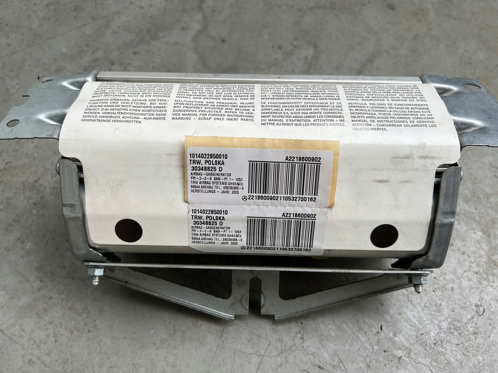 фото №11, Приборная панель консоль подушка безопасности ремни mercedes s-klasa w221