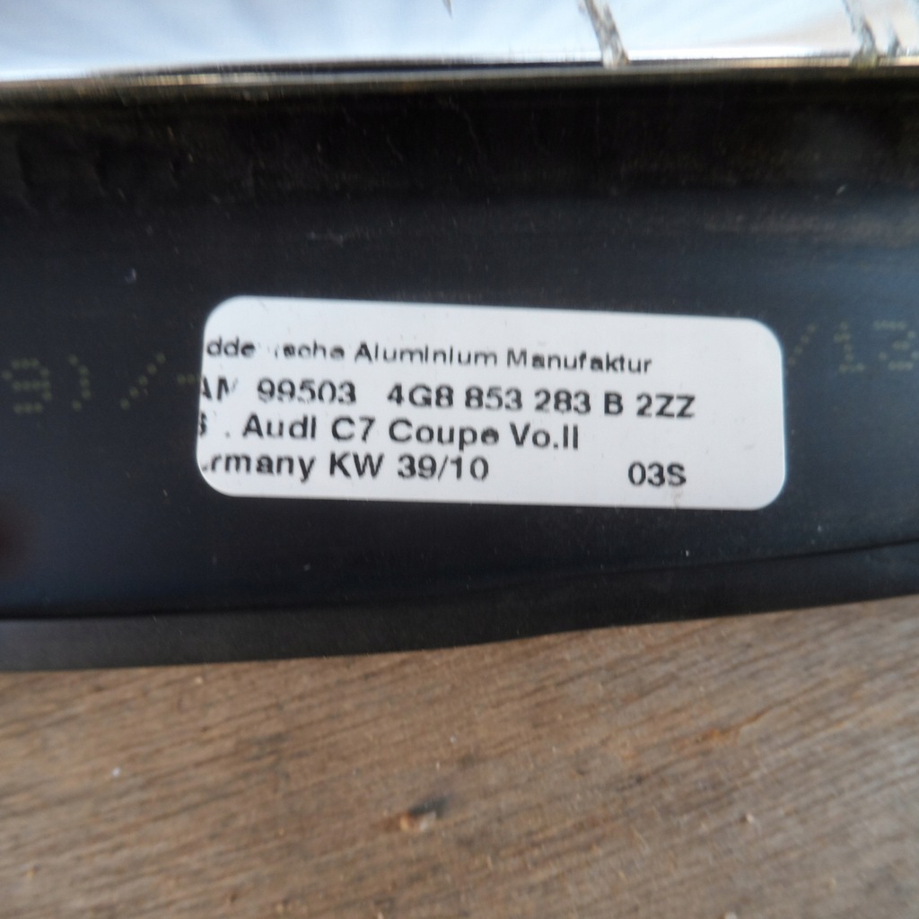 фото №5, Молдинг ущільнювач двері хром audi a7 11r