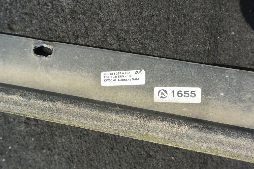 фото №9, Молдинг ущільнювач двері хром перед audi q7 4l