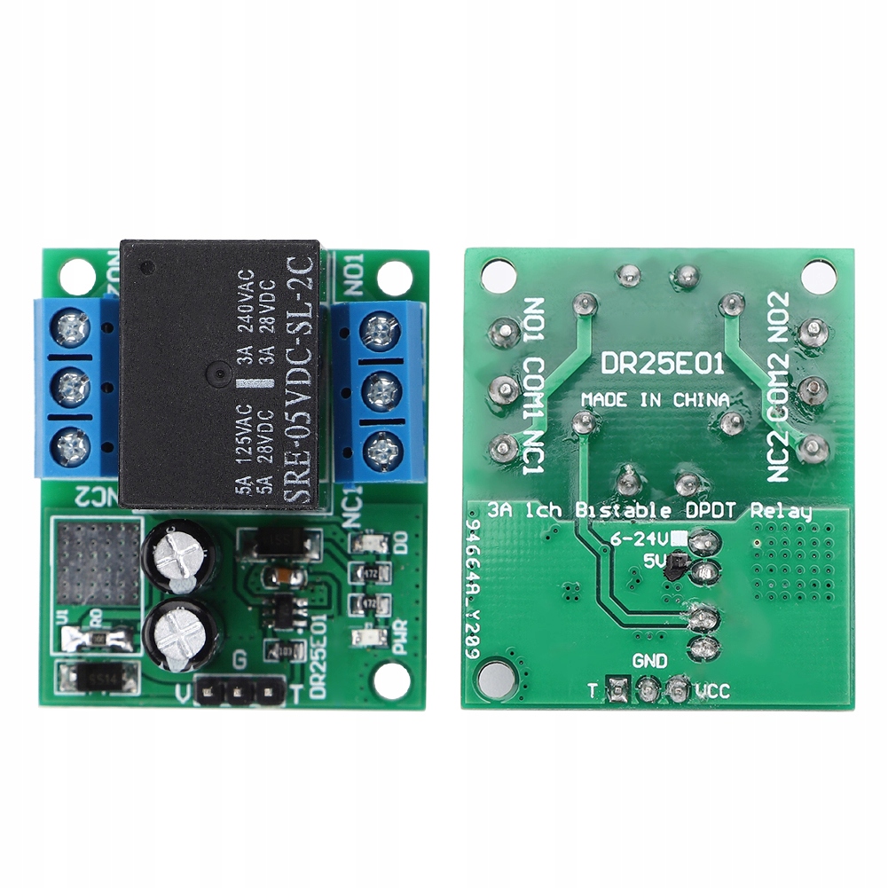 фото №11, Dr25e01 модуль реле dpdt dwubiegunowy