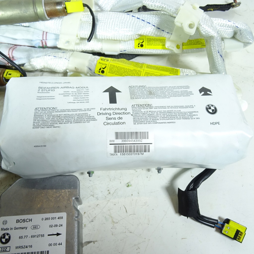 фото №4, Bmw 3 e46 подушки безпеки повітряні подушка безпеки комплект