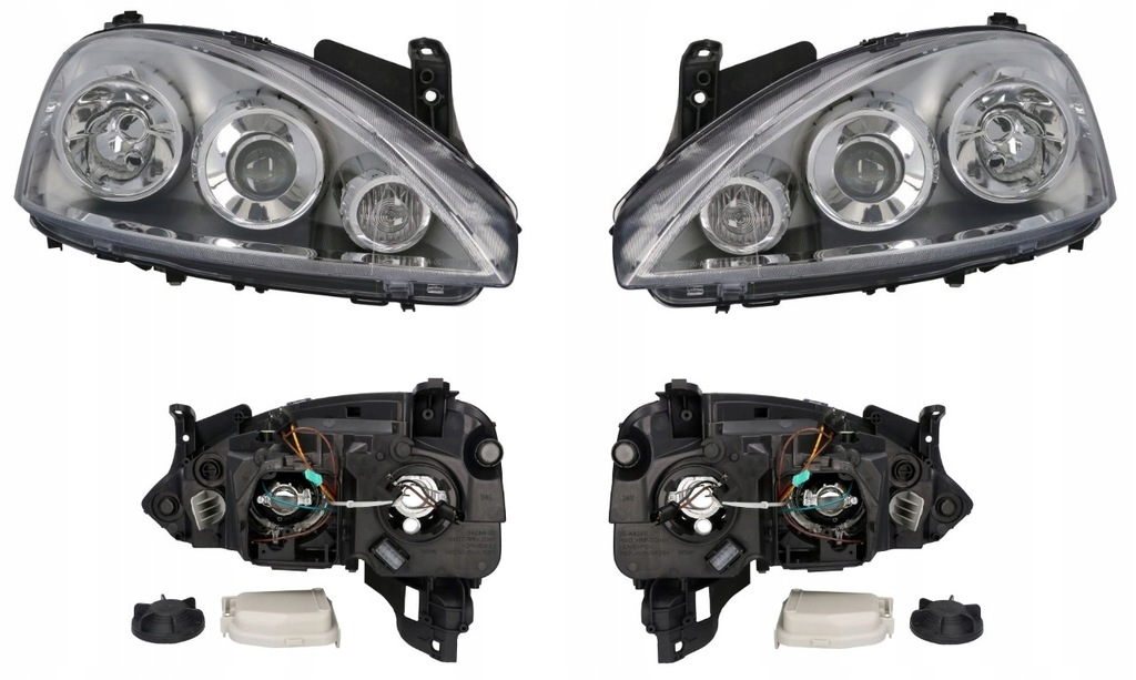 фото №1, Фара лампа opel corsa combo c 03-10 l+p tyc