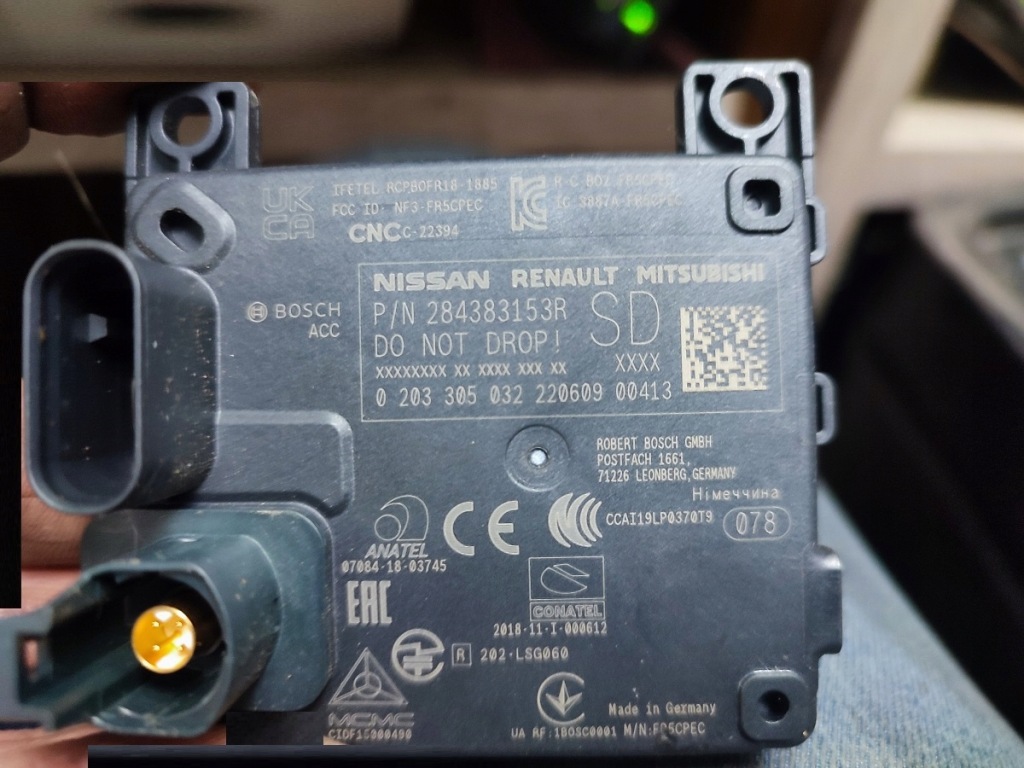 Купить Renault megane v 5 2022 e-tech радар 284383153r