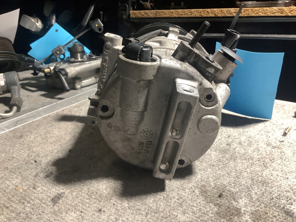 фото №6, Kia sportage iv lift 2018-21 2.0crdi hev 48v компрессор кондиционера насос