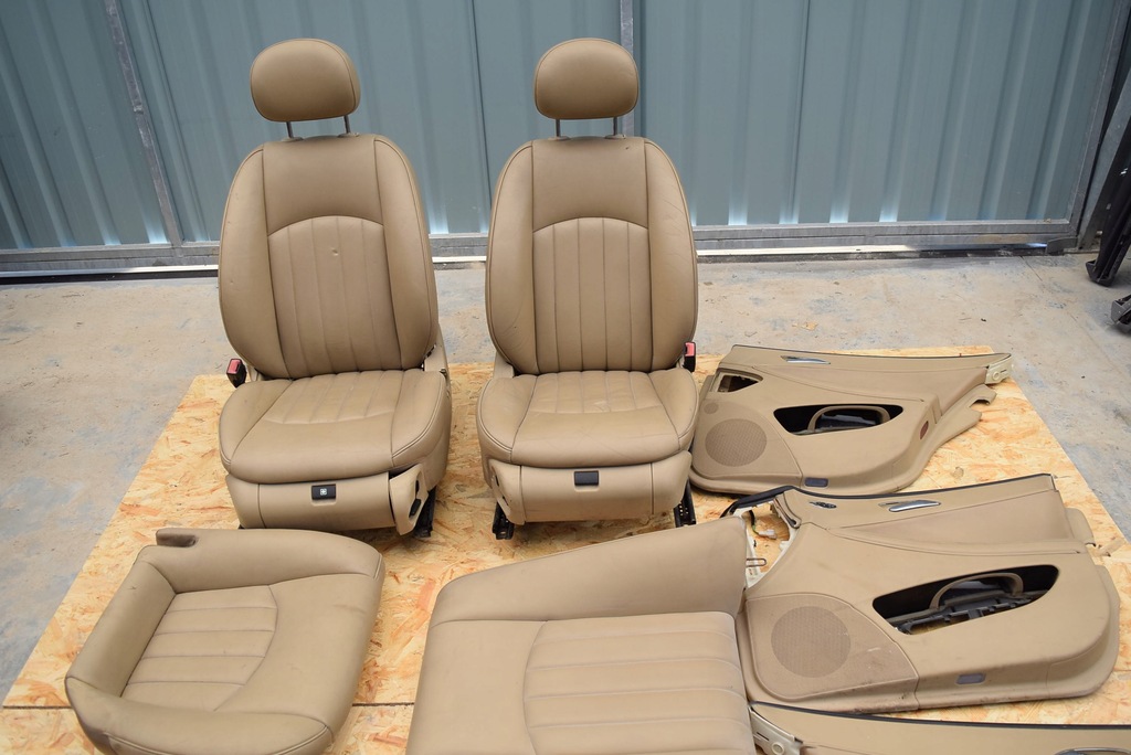 фото №10, Mercedes w219 оббивка сидіння сидіння uk шкіра комплект