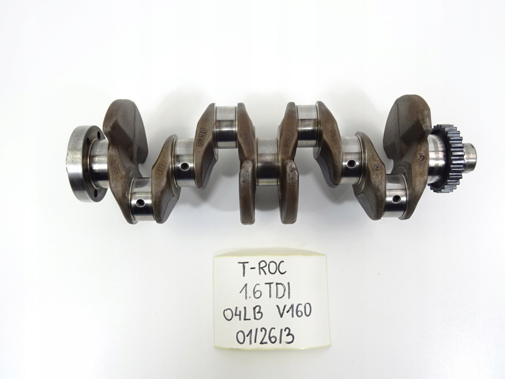 Купити Vw t-roc 1.6 tdi 04lb v160 wał колінчастий