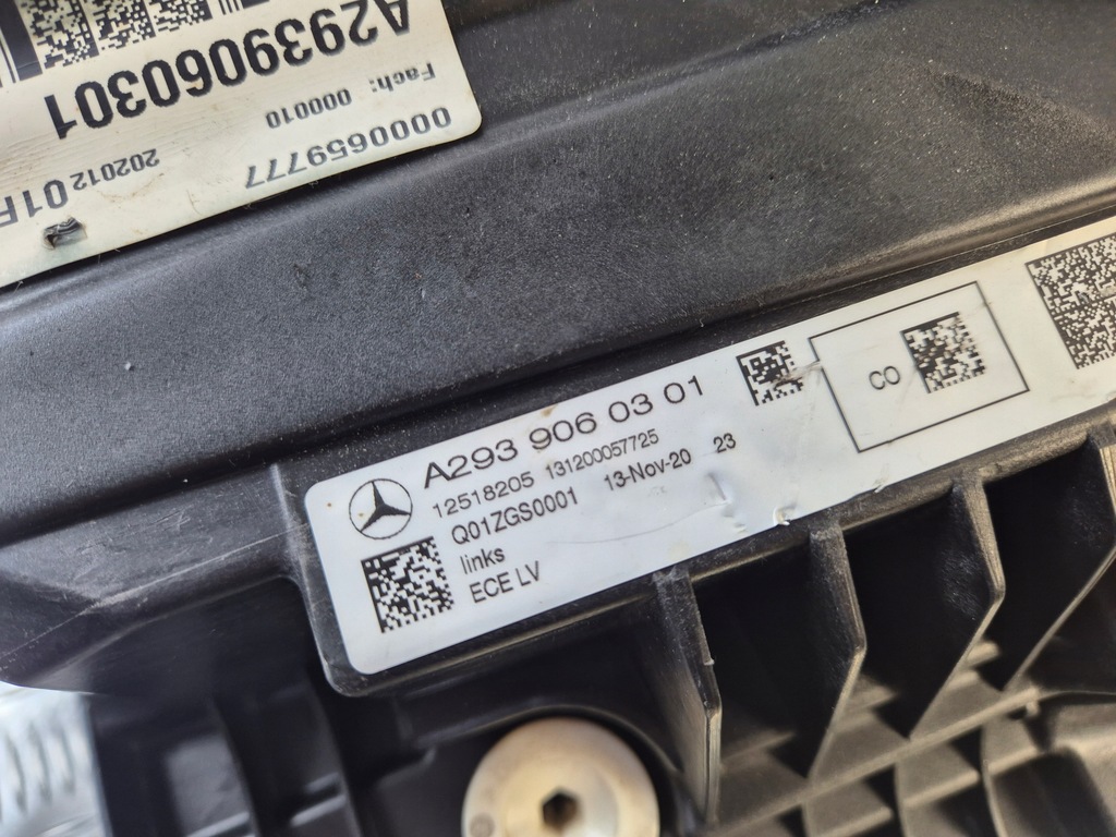 фото №15, Лампа права ліва передня full led mercedes eqc w293