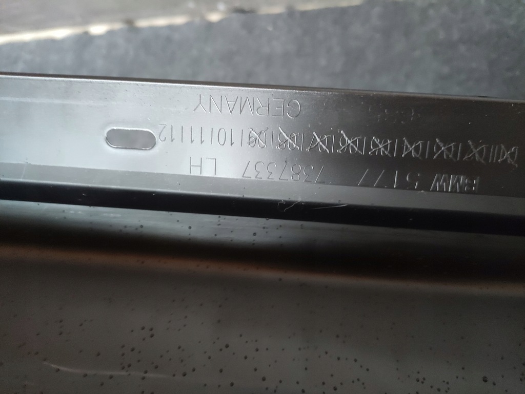 фото №6, Молдинг порог левая bmw 5 g30 g31 цвет a90 разные цвета