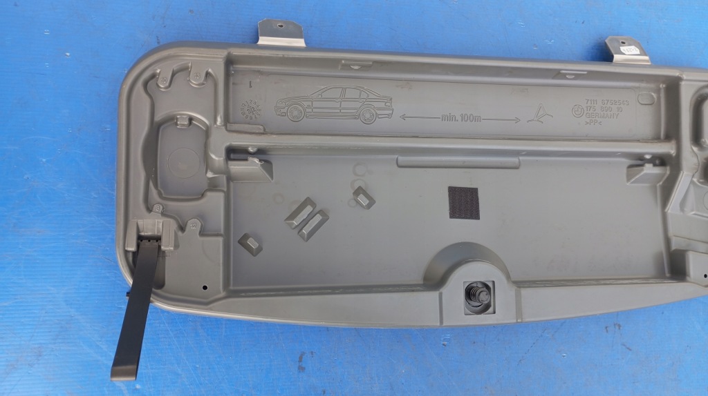 6752543 захист полиця корпус заглушка бардачка кришки bmw 7 e65 e66 Зі Шроту