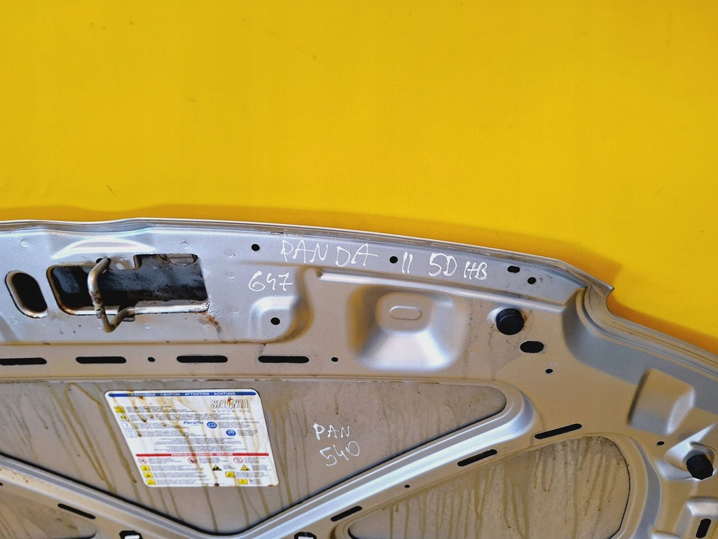 фото №11, Капот кришка двигуна fiat panda ii lak: 647 03-06 hb 5d nr540