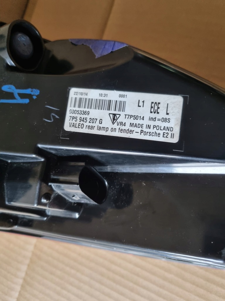 фото №6, Лампа задняя левая porsche cayenne lift 7p5 945 207g