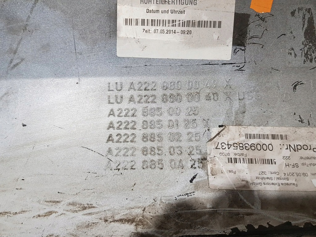 фото №16, Mercedes-benz s c217 2014 з задній бампер задній