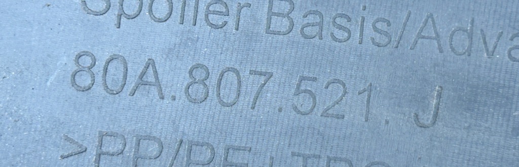 Спойлер бампера задняя audi q5 ii 80a 80a807521j Цена