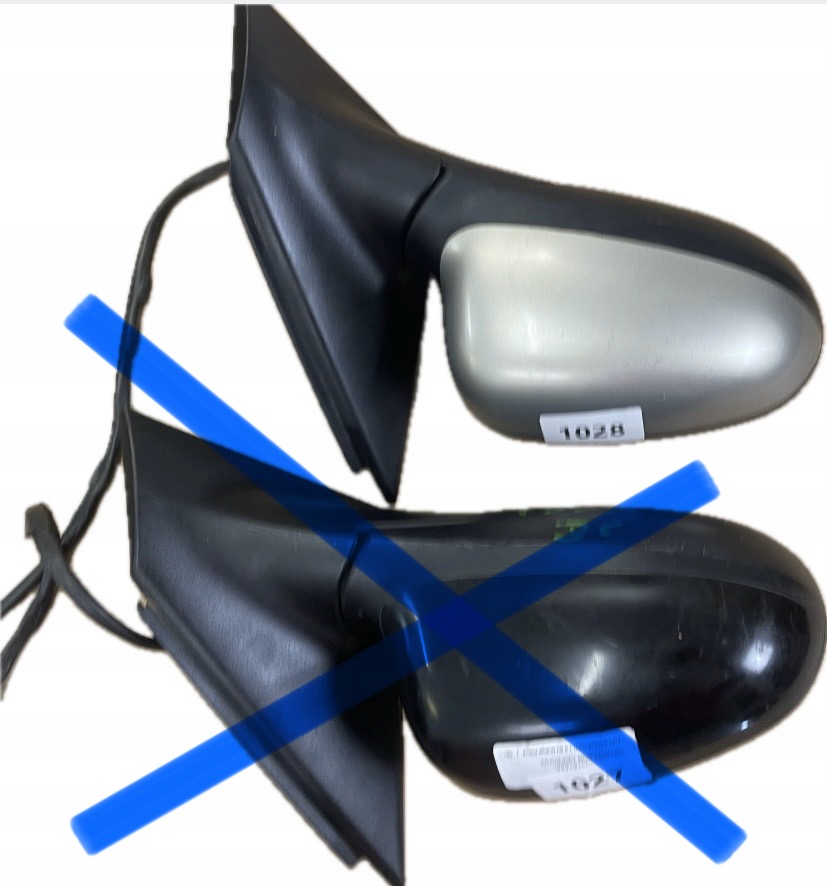 фото №8, Fiat croma 06-11r зеркало правое электрический 5 pin разные цвета