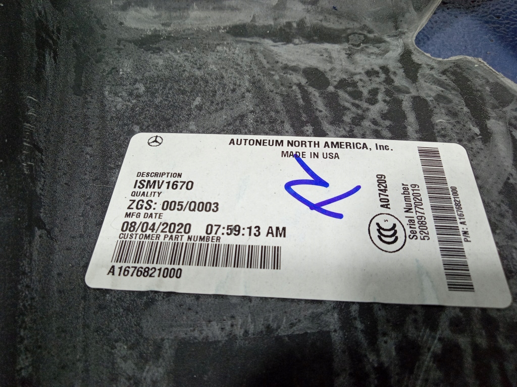 фото №5, Mercedes gle w167 шумоізоляція підкрилок задня праве a1676821000