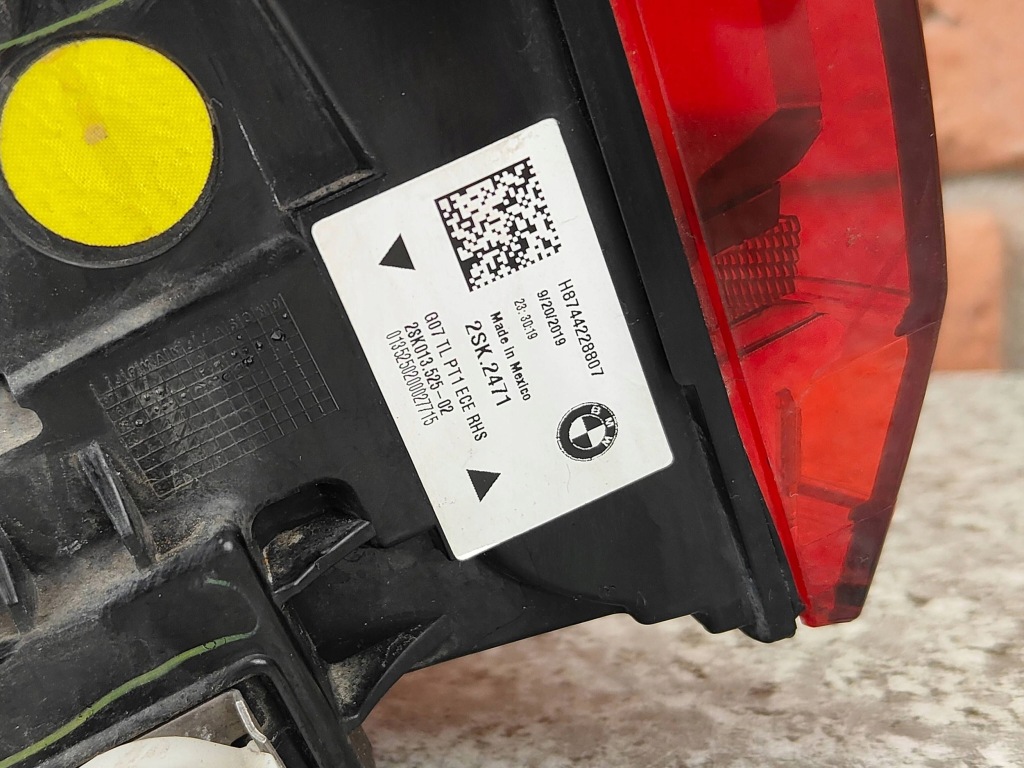 фото №15, Bmw x7 g07 лампа правый задняя правая задняя led w крыло europa 7442288