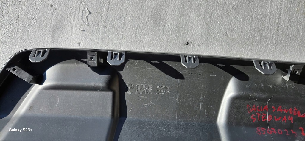 фото №8, Накладка бампера задня dacia sandero ii stepway 850702324r