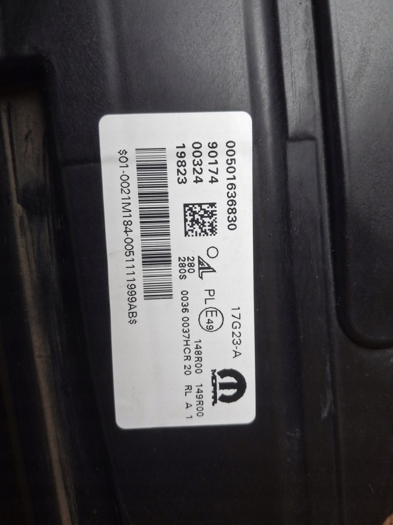 Jeep compass 2 ii рестайлинг  2020- лампа перед full led 00501636830 левая в Украине