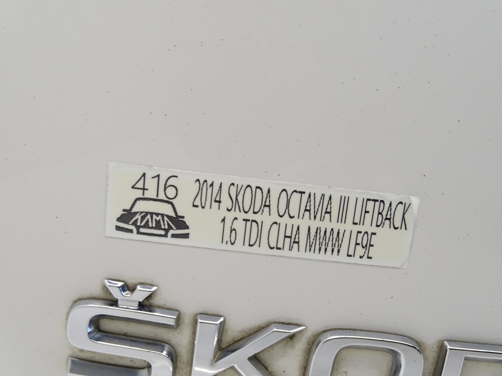Кришка багажника задній задня багажника skoda octavia 3 5e liftback 2012-2020r lf9e Недорого