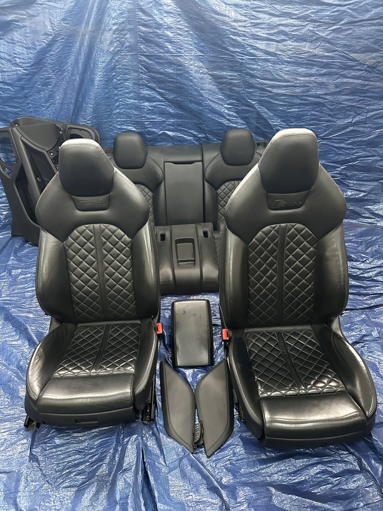 фото №1, Audi a7 c7 lift сидіння competition комплект пам'ять підігрів ковшові s-line