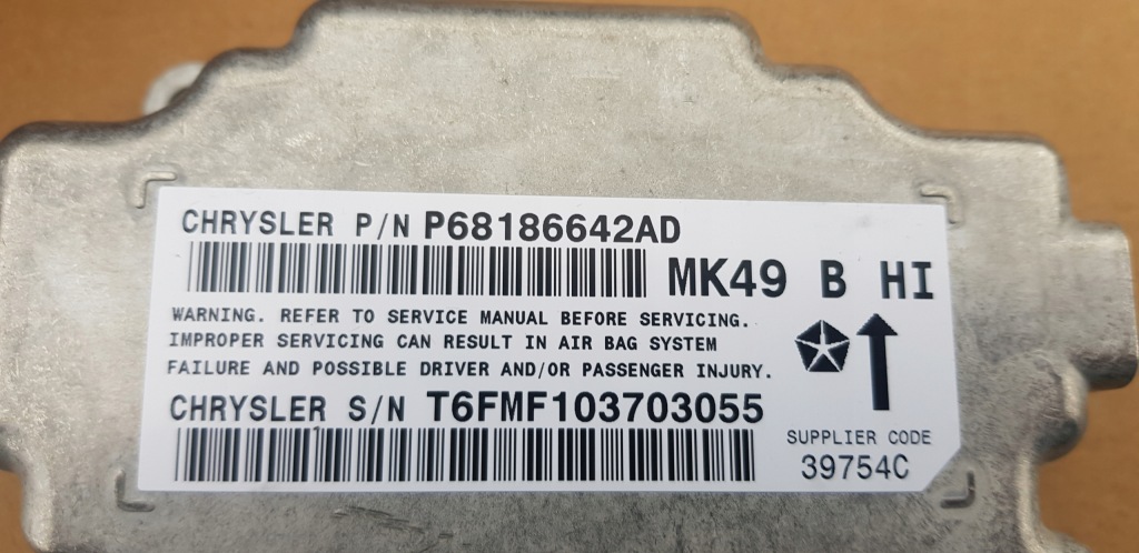 фото №6, Jeep compass датчик подушки безопасности. блок управления подушка безопасности. 06-