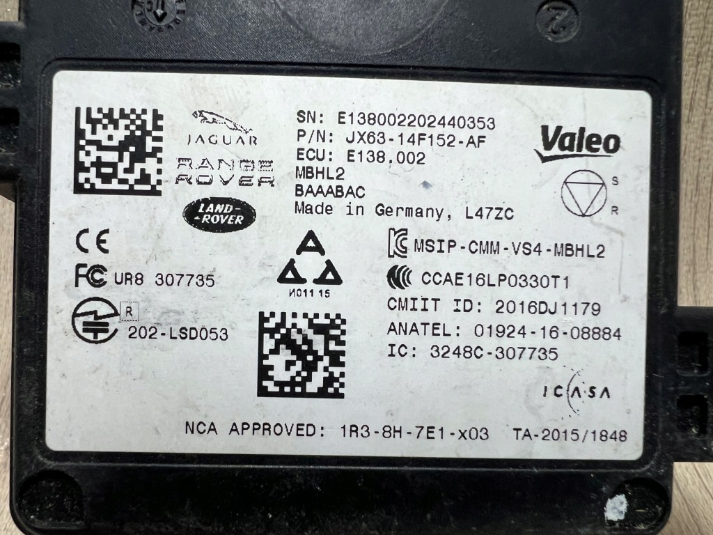 фото №3, Jaguar f-pace x761 радар acc distronic датчик jx6314f152af